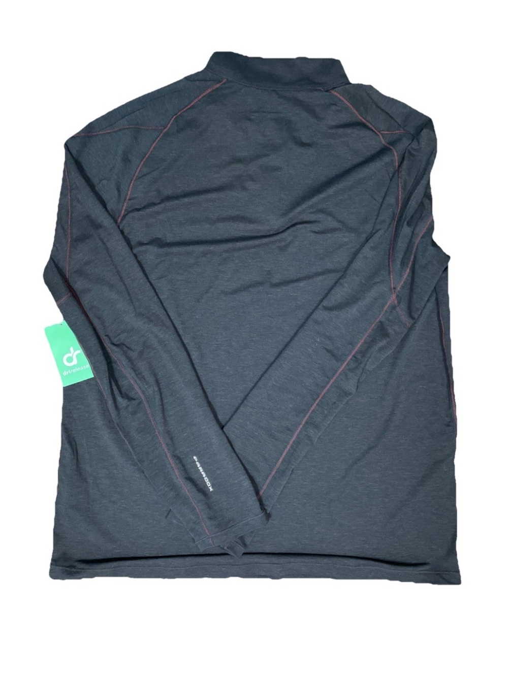 Paradox 1/4 Zip Merino Blend Performance Base Layer Top Black Mens Size XL New - Picture 6 of 6
